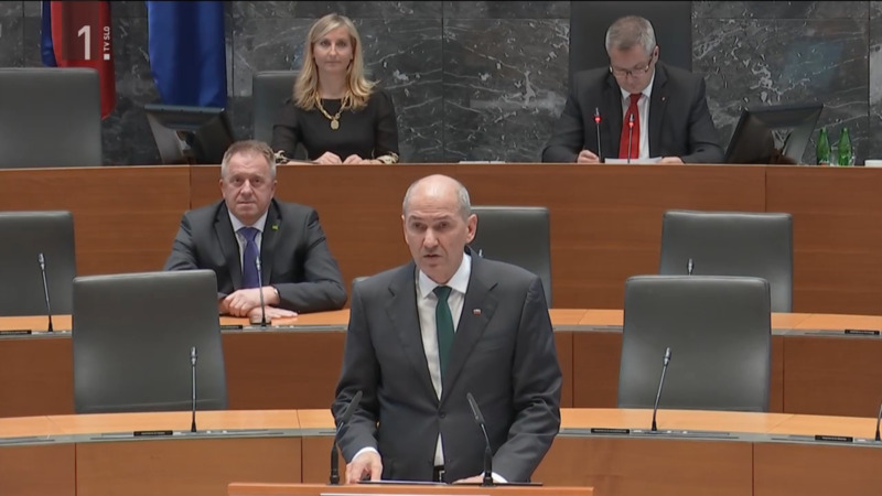 TV Dnevnik, 3. 3. 2020, ob prisegi PV